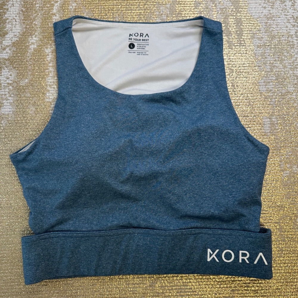 KORA Teal Green Sports Bra Large